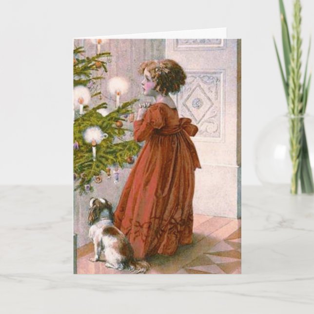 A charming Victorian Christmas card (Front)