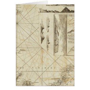 A chart of the Maderas and Canary Islands