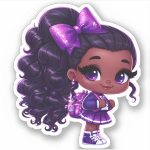 A Cheer Team Member - Purple