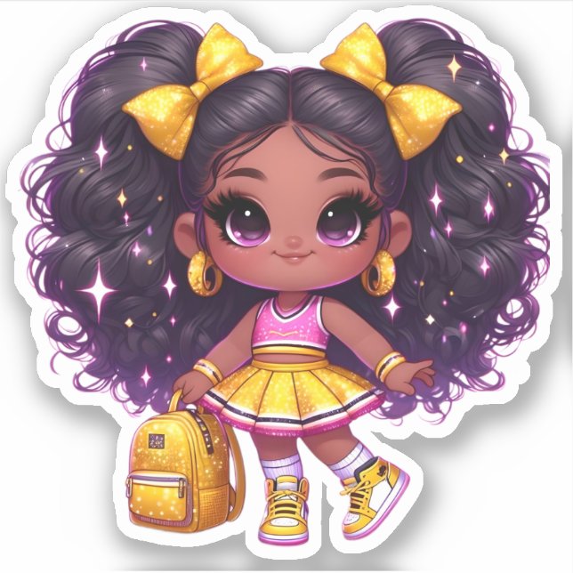 A Cheer Team Member - Yellow (Front)