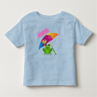 A cheerful frog toddler T-Shirt