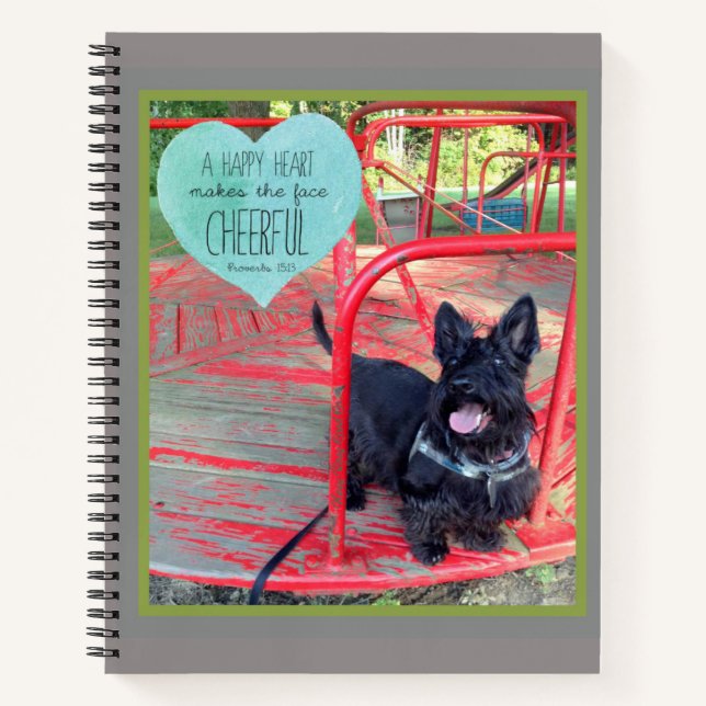 A Cheerful Smile Notebook (Front)