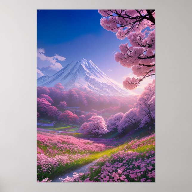 A Cherry Blossom Valley Poster (Front)