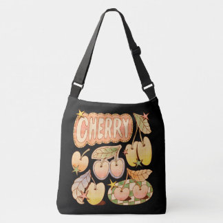 A Cherry / Cherry Illustrations Crossbody Bag