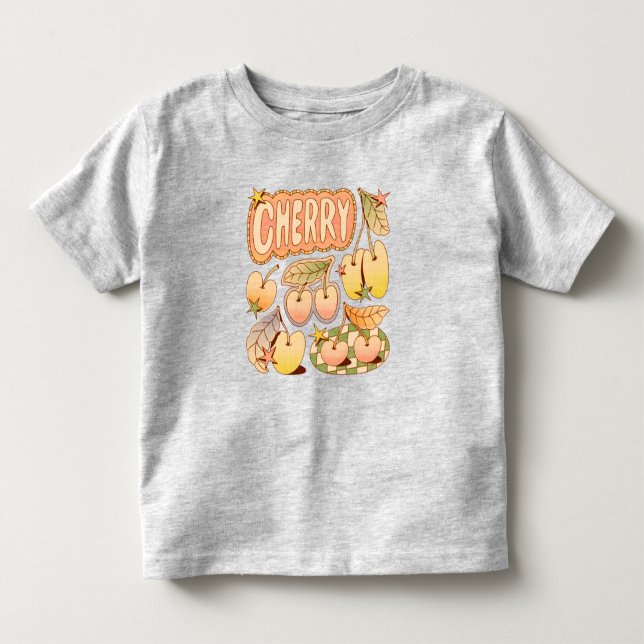 A Cherry / Cherry Illustrations Toddler T-Shirt (Front)