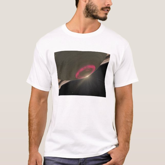 A cherry-red aurora T-Shirt (Front)