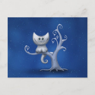 A Cheshire Kitten (Christmas) Holiday Postcard