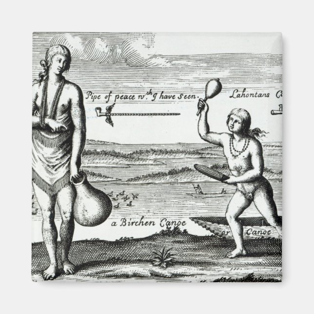 A Chief Lady of Pomeiock Magnet (Front)