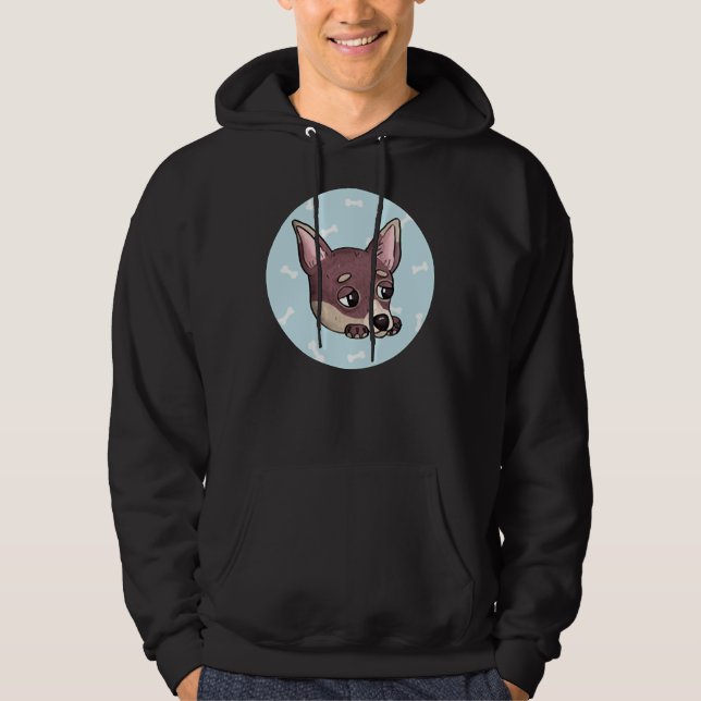 A Chihuahuas Dog Hoodie (Front)