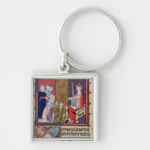A Child and her Mother Appearing Key Ring