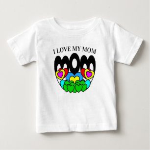 A child who loves his or her mum baby T-Shirt
