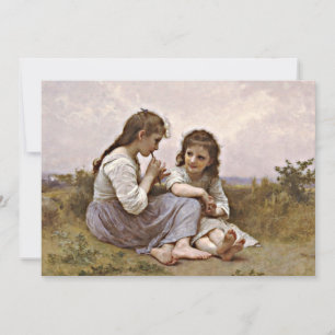 A Childhood Idyll, famous painting, Card