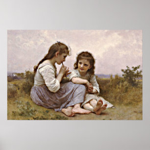 A Childhood Idyll, fine art painting, Poster