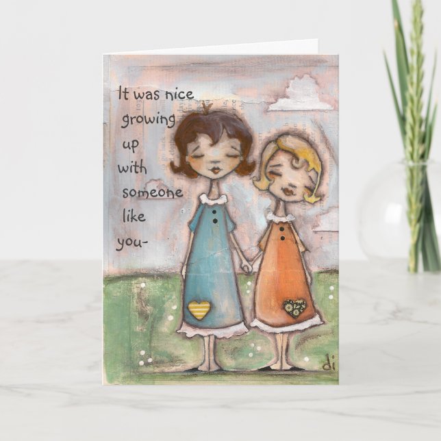 A Childhood Shared - Birthday Card (Front)