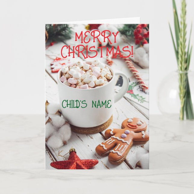 A CHILD'S CHRISTMAS CARD (Front)