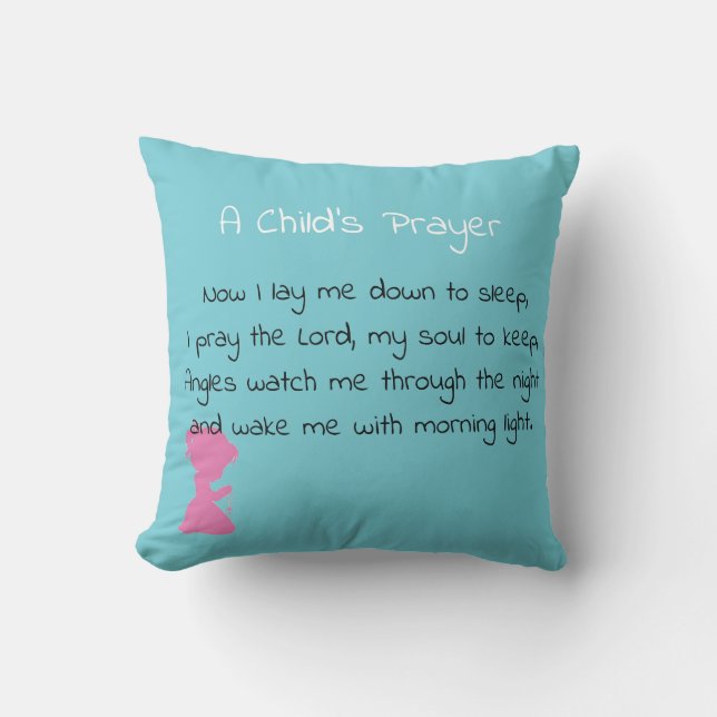 A Child's Prayer Cushion (Front)
