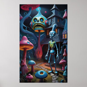 A Chill Hits Groll-Town - Ken Gauge Art Poster