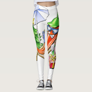A chilli Christmas at the beach Leggings