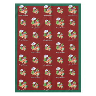 A Chilli Merry Christmas under Sunshade and Tree Tablecloth