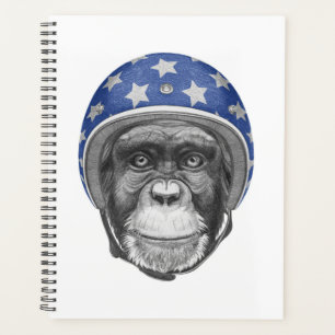 A Chimpanzee Motorcycle Rider Planner