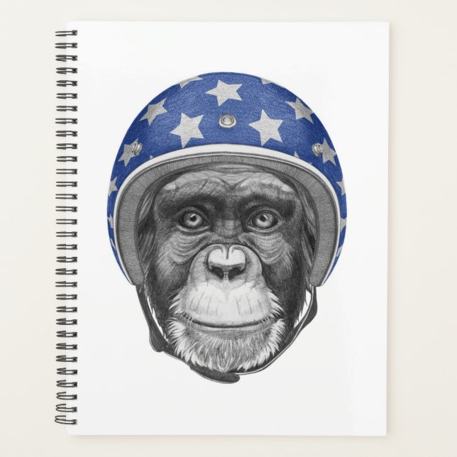A Chimpanzee Motorcycle Rider Planner (Front)
