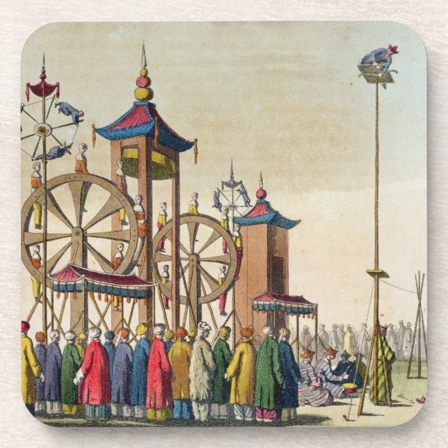 A Chinese circus, illustration from 'Le Costume An Coaster (Front)
