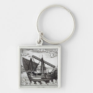 A Chinese Junk Key Ring