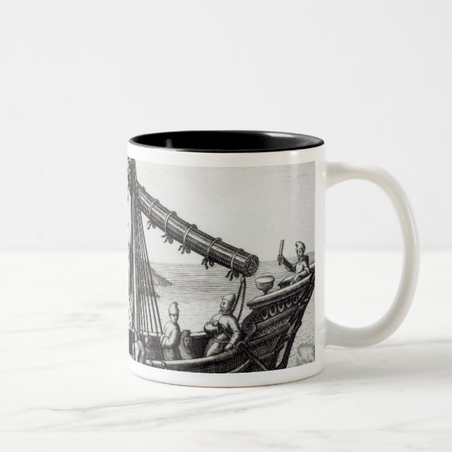 A Chinese Junk Two-Tone Coffee Mug (Right)