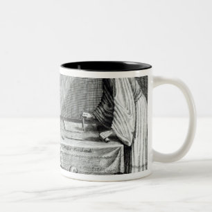 A Chinese Scribe Two-Tone Coffee Mug