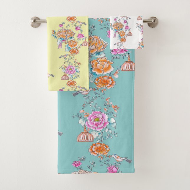A Chinese tale wrapping paper  Bath Towel Set (Insitu)