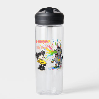 A-CHOO! Silly Don – Funny Sneezing Donkey Cartoon Water Bottle