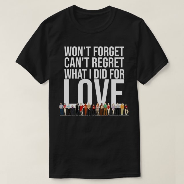 A Chorus Love Line T-Shirt (Design Front)