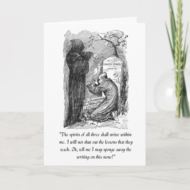 A Christmas Carol Card (Front)