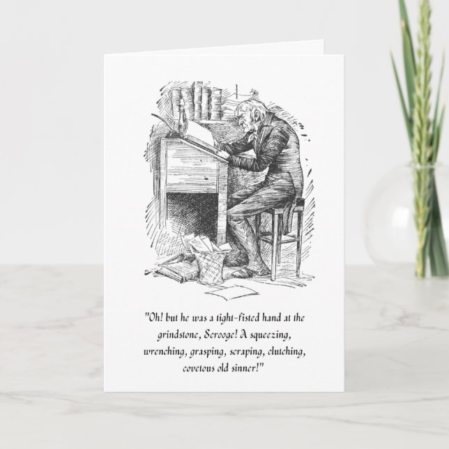 A Christmas Carol Card (Front)