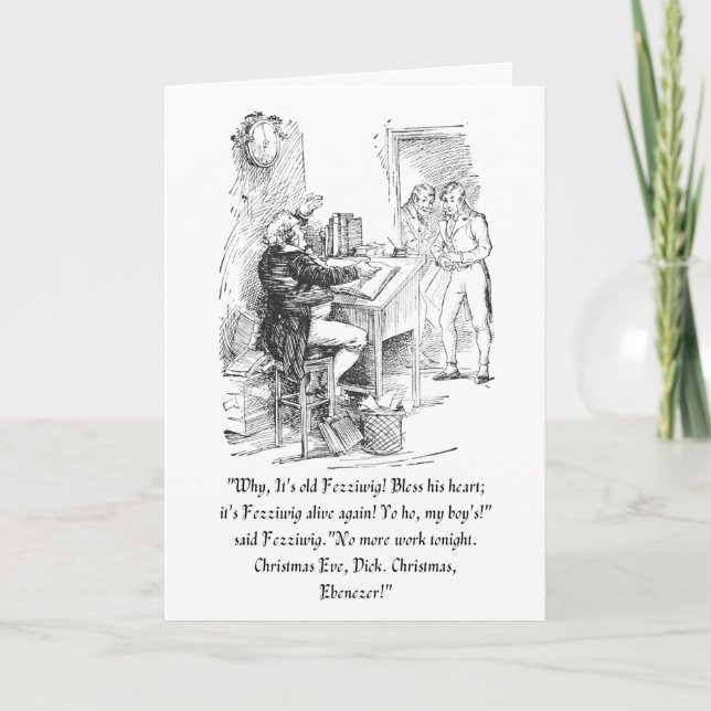 A Christmas Carol Card (Front)