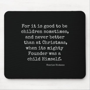 A Christmas Carol Charles Ens Book Reader Quote Gi Mouse Pad