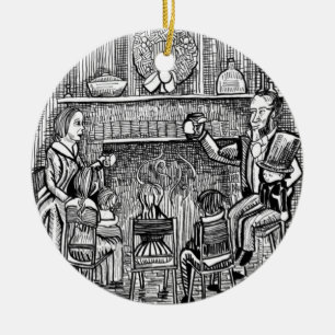 A Christmas Carol: Founder of the Feast Ceramic Ornament