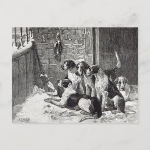 A Christmas Carol, from 'Leisure Hour', 1888 Holiday Postcard