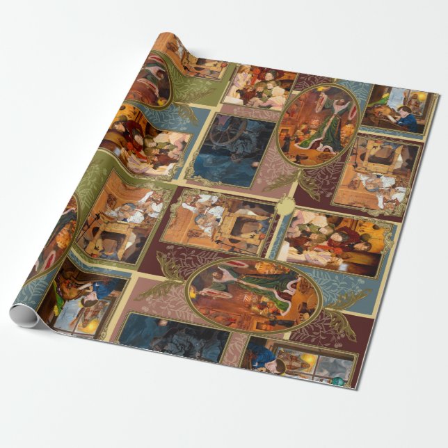 A Christmas Carol gift wrap (Unrolled)