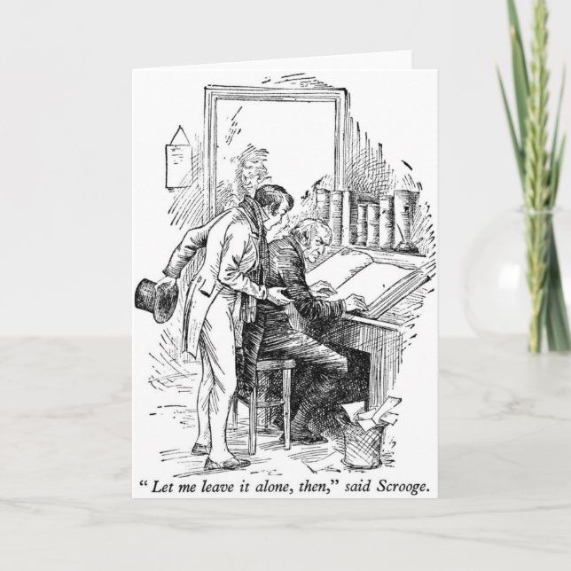 A Christmas Carol Holiday Card (Front)