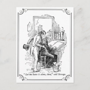 A Christmas Carol: Leave It Alone Holiday Postcard
