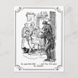 A Christmas Carol: Little Bob & Tiny Tim Holiday Postcard