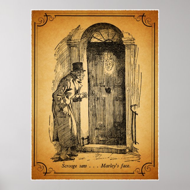 A Christmas Carol: Marley's Face Poster (Front)