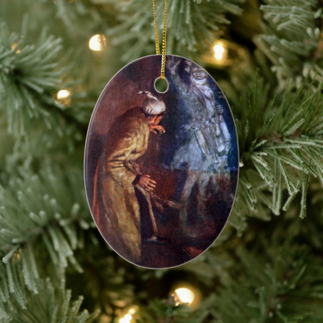 A Christmas Carol: Marley's Ghost Ceramic Ornament (Tree)