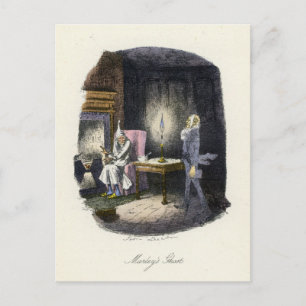 A Christmas Carol - Marley's Ghost Holiday Postcard