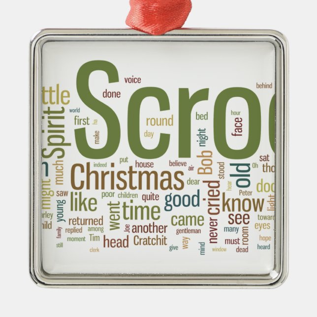 A Christmas Carol Metal Ornament (Front)