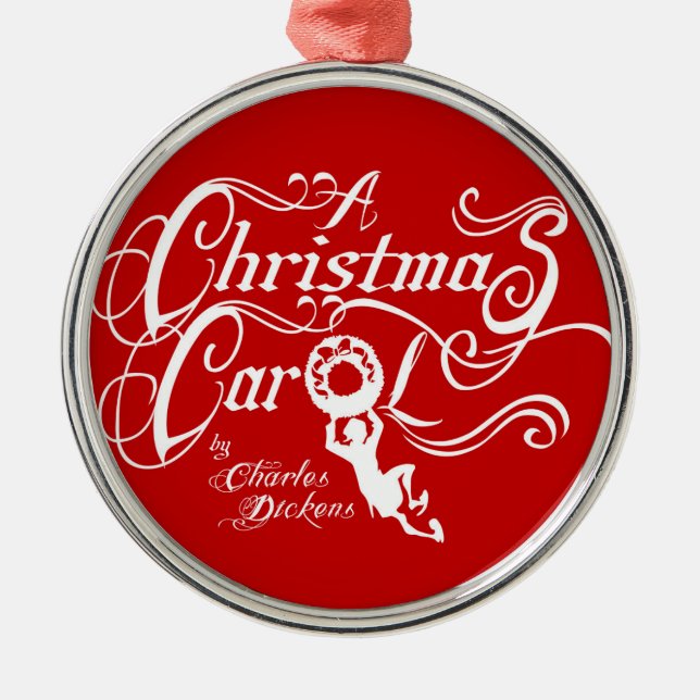 A Christmas Carol Metal Ornament (Front)