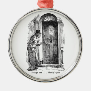 A Christmas Carol Ornament - Marley's Face