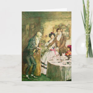 A Christmas Carol Scrooge Dickens Christmas Card