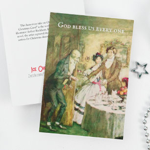 A Christmas Carol Scrooge Dickens Christmas Card